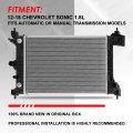Dpi 13247 Factory Style 1-row Cooling Radiator Compatible With Chevy Sonic 1 8l 12-18 Aluminum Core