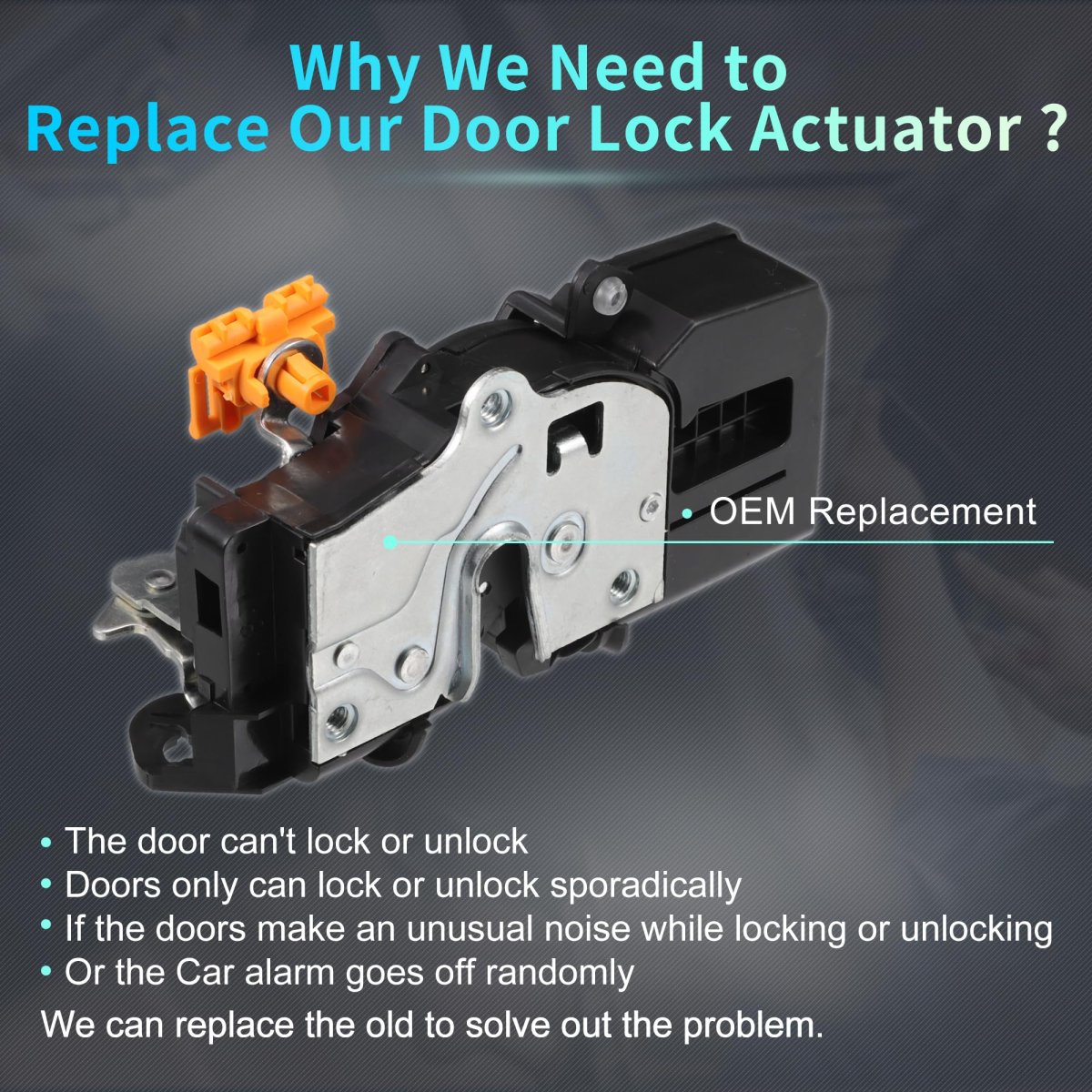 Front Left Driver Side Power Door Lock Actuator Motor For Pontiac Pursuit 2005-2006 Chevrolet Cobalt 2005-2010 Latch Assembly