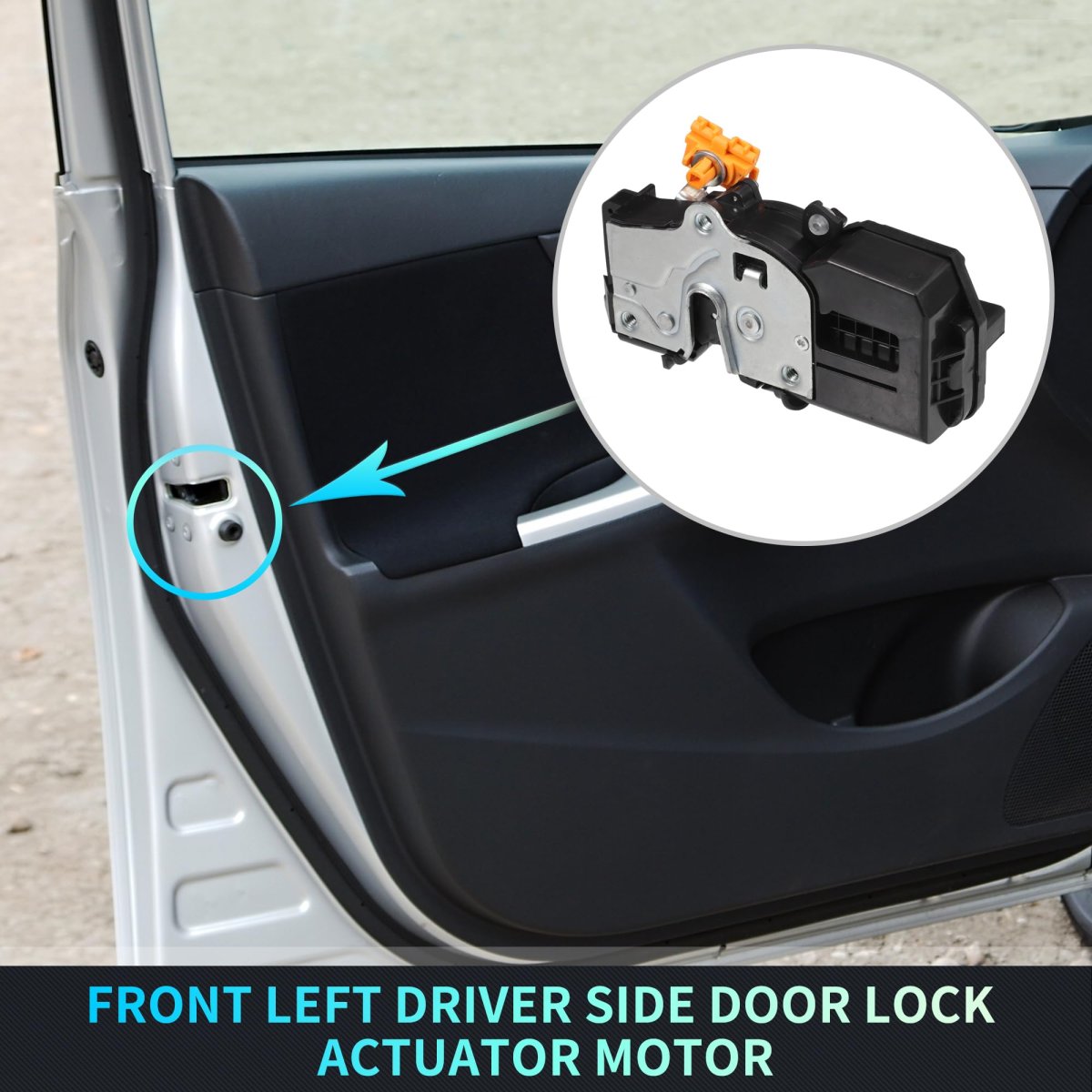 Front Left Driver Side Power Door Lock Actuator Motor For Pontiac Pursuit 2005-2006 Chevrolet Cobalt 2005-2010 Latch Assembly