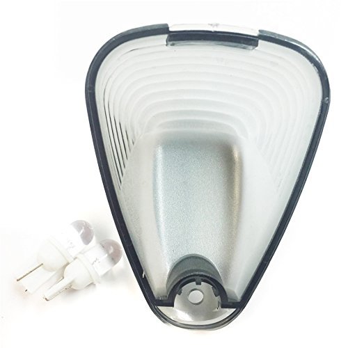 Smt-smoke Roof Running Light Cab Marker Cover And White Led Bulb For 1999-2014 F-250 F-350 F-450 F-550 Super Duty By Smt