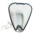Smt-smoke Roof Running Light Cab Marker Cover And White Led Bulb For 1999-2014 F-250 F-350 F-450 F-550 Super Duty By Smt