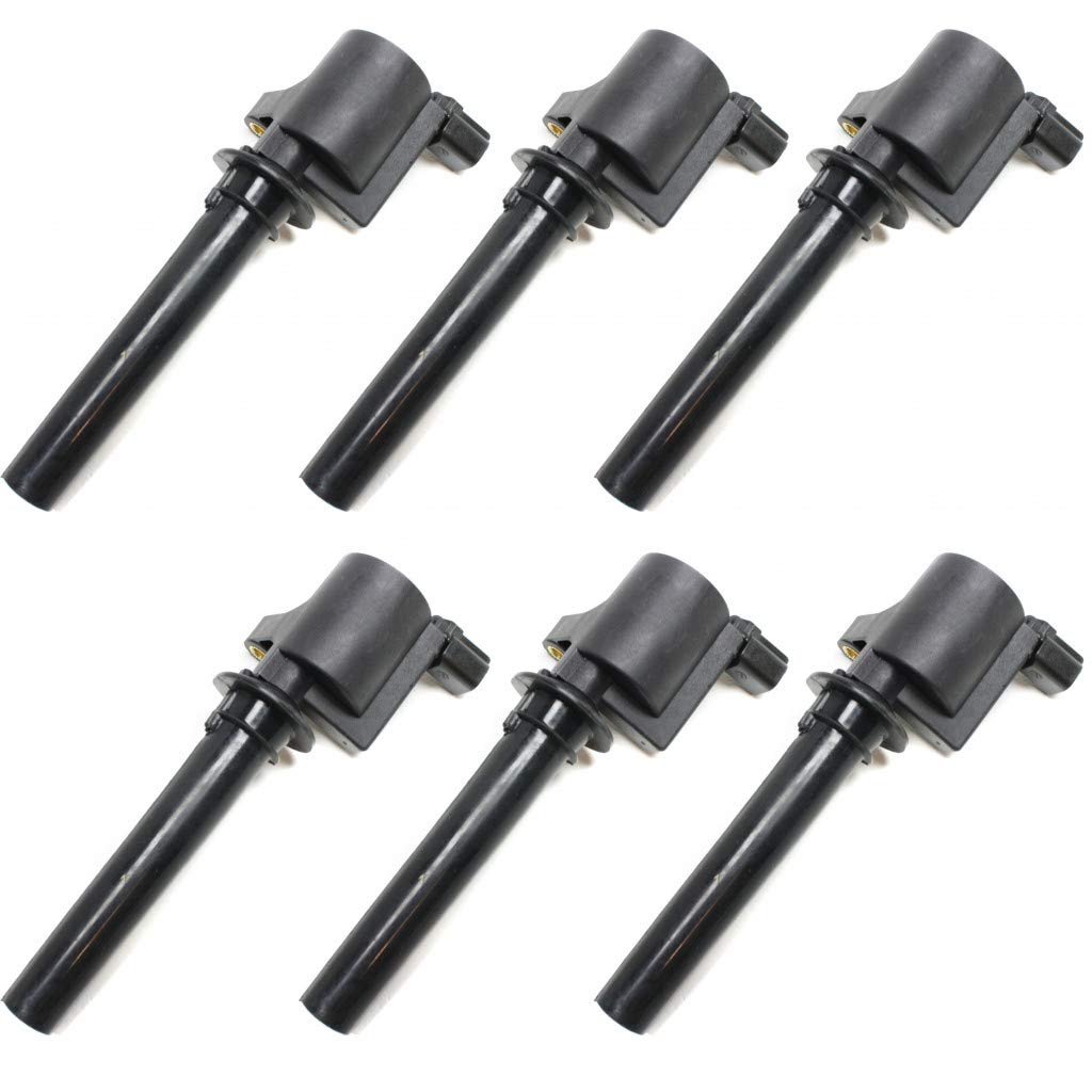 Ignition Coil Set For Ford Taurus 2000 To 2004 And Tribute 2001 2011 6 Pack 12v On Plug Design Clx-m0-usa-repf504612-cl360a70