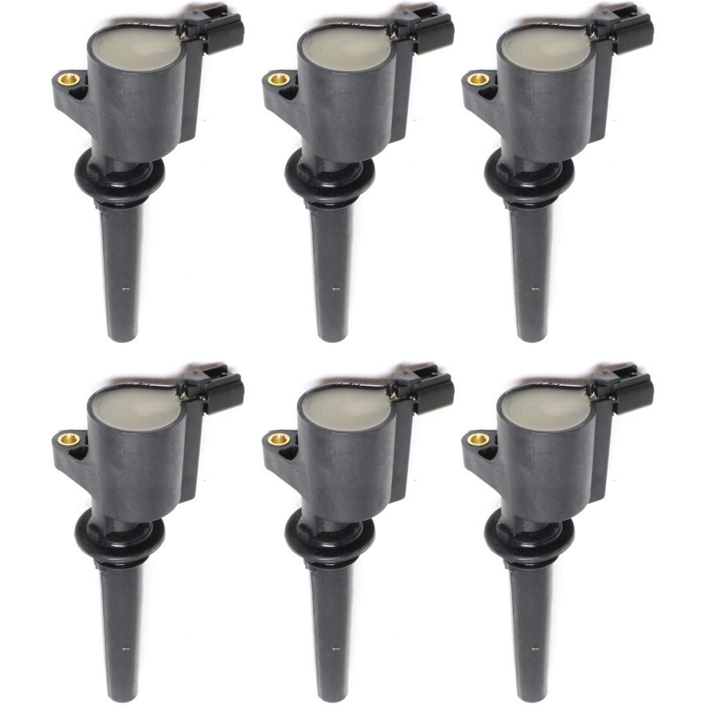 Ignition Coil Set For Ford Taurus 2000 To 2004 And Tribute 2001 2011 6 Pack 12v On Plug Design Clx-m0-usa-repf504612-cl360a70