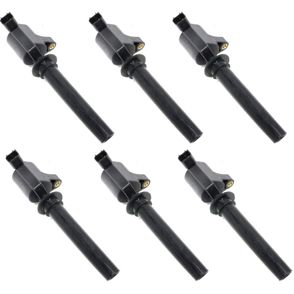 Ignition Coil Set For Ford Taurus 2000 To 2004 And Tribute 2001 2011 6 Pack 12v On Plug Design Clx-m0-usa-repf504612-cl360a70