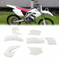 Plastic Kit Complete Bodywork Body For 2000-2001 Honda Cr125r Cr250r White 