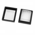 Uxcell 6 Pcs Clear Black Silicone Waterproof Rocker Switch Protect Cover Rectangle Cap