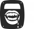 Jeeptails Vampire Fangs Tail Lamp Light Covers For Jeep Wrangler Yj And Tj Black Set Of 2 