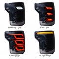 Astra Depot Pair Running Reverse Brake Tail Light Sequential Turn Signal Lamp Compatible With 2015-2020 Ford F150 Pickup 4-door