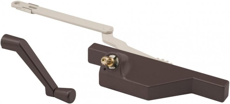 Right Hand Bronze Dyad Casement Window Operator 4-1 2 Link Arm