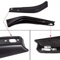 Hecasa Front Bumper Spoiler Lips Black 2pcs Compatible With 2013-15 Honda Accord 4dr