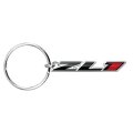 Chevrolet Camaro Zl1 Logo Die-cut Metal Key Chain Key-charm With Black Lanyard Strap Exclsive Official Licensed Product 