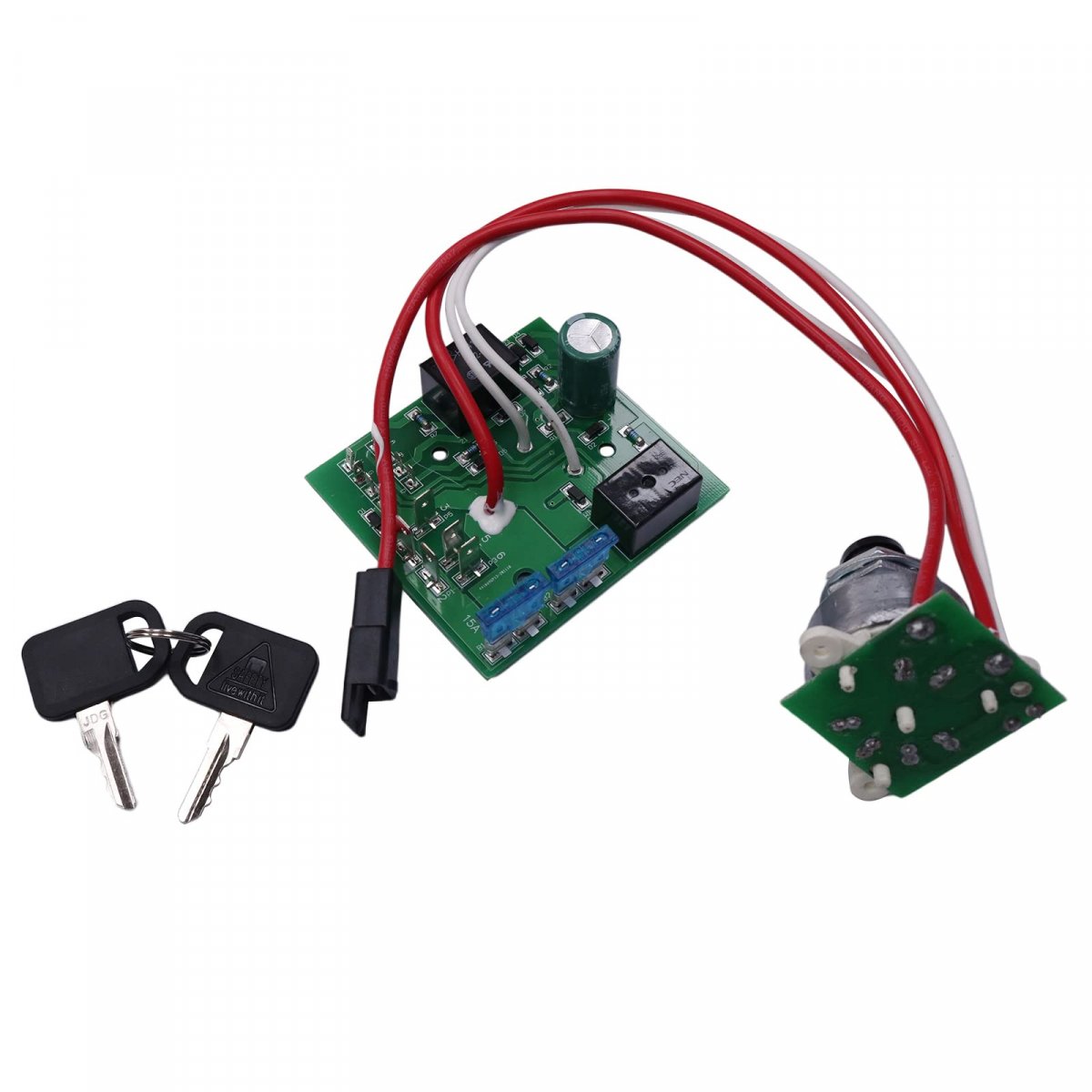 Solarhome Am124137 Am131841 Starter Ignition Key Switch Module Am119999 For John Deere Garden Tractors 325 335 345 Serial