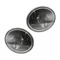 Fog Light Assembly Pair For Toyota Sequoia 2001 2007 Driver And Passenger Side Plastic Bumper Replacement To2592112 To2593112 