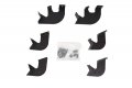 Dee Zee Dz 66366 Hex Side Step Bracket Kit 