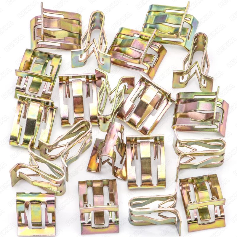 Rexka 20pcs Lift Gate Trim Finish Panel Clip 11588650 For Gm Buick Chevy Gmc Cadillac Saturn Tucks Suv Cars