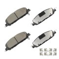 Front Disc Brake Pad Set D2229 For Ford Explorer 2020 2025 Police Interceptor Utility Lincoln Aviator 2023 Ceramic With 