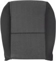 Hecasa Bottom Seat Cover Driver Side Compatible With 2007-2014 Chevy Silverado 1500 2500hd 3500hd Front Black Cloth Only