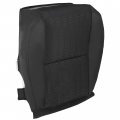 Hecasa Bottom Seat Cover Driver Side Compatible With 2007-2014 Chevy Silverado 1500 2500hd 3500hd Front Black Cloth Only