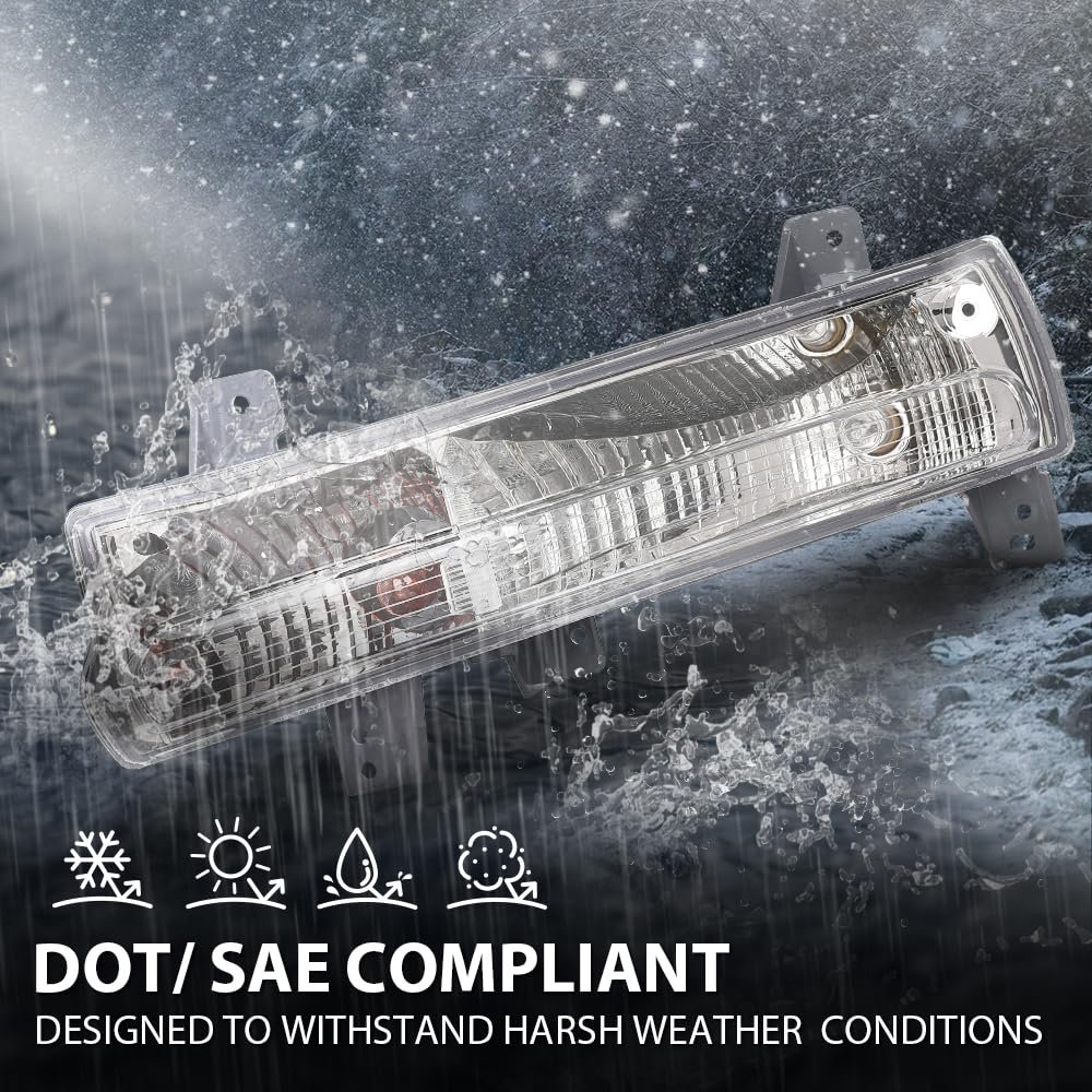 Parking Light Driver Side For Jeep Compass 2017 2018 2019 2020 2021 Clear Lens Part Number 55112721ab Ch2520147