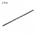 Uxcell 2pcs 8mm Metric Diamond Coated Twist Drill Bits High Speed Steel