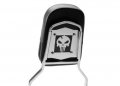 Yana Shiki Ss15s Chrome Skull Design Sissy Bar Backrest For Honda Shadow Aero 1100 