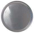 Durable Packaging Disposable Aluminum Round Flat Serving Tray 16 Pack Of 25 