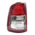 Left Side Tail Light Brake Replacement For Ram 1500 2019-2023 Halogen Red Lens Bezel Rear Lamp