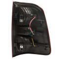 Left Side Tail Light Brake Replacement For Ram 1500 2019-2023 Halogen Red Lens Bezel Rear Lamp