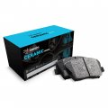 Rear R1 Concepts Ceramic Series Brake Pads With Rubber Steel Shims Fits 2018-2022 Kia Stinger 2019-2022 Genesis G70 