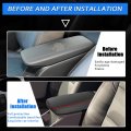 Xyhgm Car Center Console Armrest Cover For 2024 Chevy Trax Leather Anti-scratch Central Box Lid Seat Protector Cushion Interior