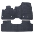Velour Floor Mats For Nissan Ariya 2023 2024 Custom Fit Front And Rear Black Carpet Liners Anti Slip All Season Full Set 