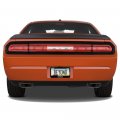 Ipick Image Made For Hemi Powered Black Metal License Plate Frame