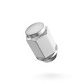 20pcs Silver Chrome Bulge M12x1 5 Lug Nuts 1 4 Inch Length Conical Cone Taper Acorn Seat Closed End Uses 19mm Or 3 Socket For 
