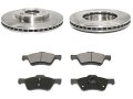 Front Ceramic Disc Brake Pad And Rotor Kit For 2005 2006 2008 2011 Mazda Tribute 3 0l V6 