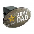 U S Army Dad Oval Tow Trailer Hitch Cover Plug Insert