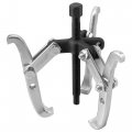 648907 4 In Gear Puller 3 Ton Capacity Reversible 2 Jaw Design Chrome Vanadium Steel Yoke And Jaws Fine Thread Center Bolt 