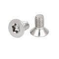 Uxcell M3x6mm 304 Stainless Steel Torx Security Flat Head Anti Theft Screws 20pcs