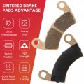 Upgrade Left Right Rear Brake Calipers Pads Sintered For Polaris Rzr-4-900 Ranger Crew 570 700 800-6x6 900 1000 Diesel Mvrs 800