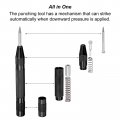 Uxcell Automatic Center Punch 5-inch Spring-loaded Hole Puncher Marker Hand Tool Adjustable Black For Wood Metal Plastic 2pcs
