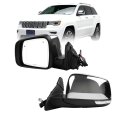 Dasbecan Left Driver Side Mirror 18pins For Jeep Grand Cherokee 2014-2021 Wk 2022 Power Folding Heated Turn Signal Memory Blind 