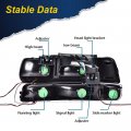 G-plus Led Drl Headlights Compatible With 1999 2000 2001 200 2003 2004 2005 2006 Silverado Suburban Bumper Headlamp Smokya