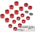 Body Cab Mount Bushing Kit For 99-17 Ford F250 F350 Super Duty 2wd 4wd Red 