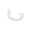 Automotive Authority Llc White Rv Marine Camper Vinyl 3 4 X 100 Trim Molding Flexible Screw Cap Cover Ft 