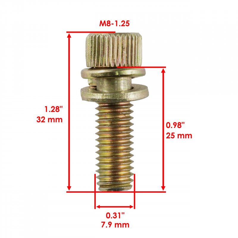 4 Exhaust Manifold Bolts Studs Screw For Polaris Ranger 700 Efi 4x4 6x6 2009 Part Number