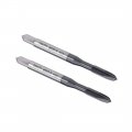 Uxcell M5 X 0 8 Spiral Point Threading Tap H2 Tolerance High Speed Steel Ticn Coated Round Shank With Square End Din371 376