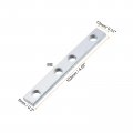 Uxcell Straight Line Connector 4pcs 4inch Inside Joint Brackets With M8 Screws For 4040 Series Aluminum Extrusion Profile T