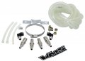 Vms Racing Universal Matte Red Aluminum Oil Reservoir Catch Can Canister Tank With Breather Complete Kit