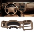 Dashboard Bezel Cluster Dash Trim Double Din For Chevy Blazer S10 Gmc Jimmy Sonoma 1998-2004 Beige