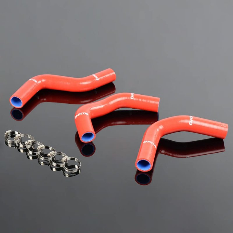 Silicone Radiator Hose Kit Fit Red For Suzuki Swift 1 3 G13 Gti 89-00 90 91 92 95