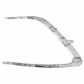 To1039245 Front Bumper Cover Molding Compatible With Toyota Camry Xle 2021-2023 Passenger Right Side Polished Chrome